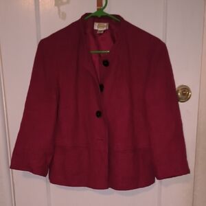 Talbots | Women's Raspberry Blazer
